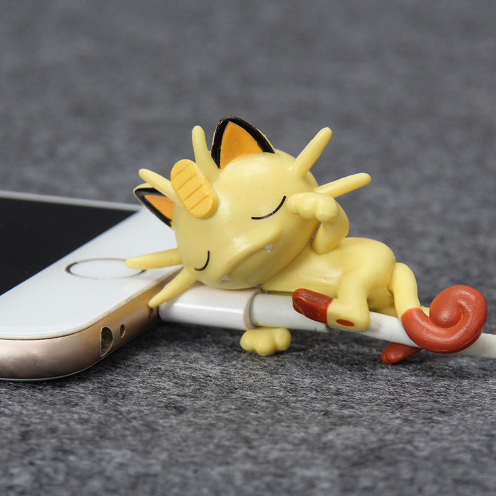 Phụ kiện bảo vệ dây cáp dữ liệu USB/tai nghe điện thoại hình Pikachu Pokemon dễ thương xinh xắn