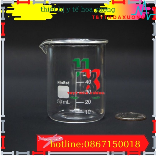 Cốc Đong Thủy Tinh Thí Nghiệm Từ 50ml Đến 2000ml Bomex