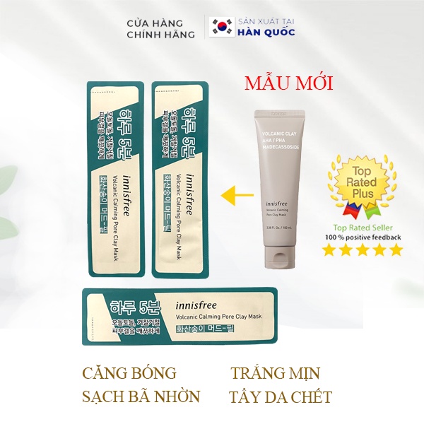 10 Gói Mặt Nạ Đất Sét Innisfree Super Volcanic Pore Clay Mask 2X