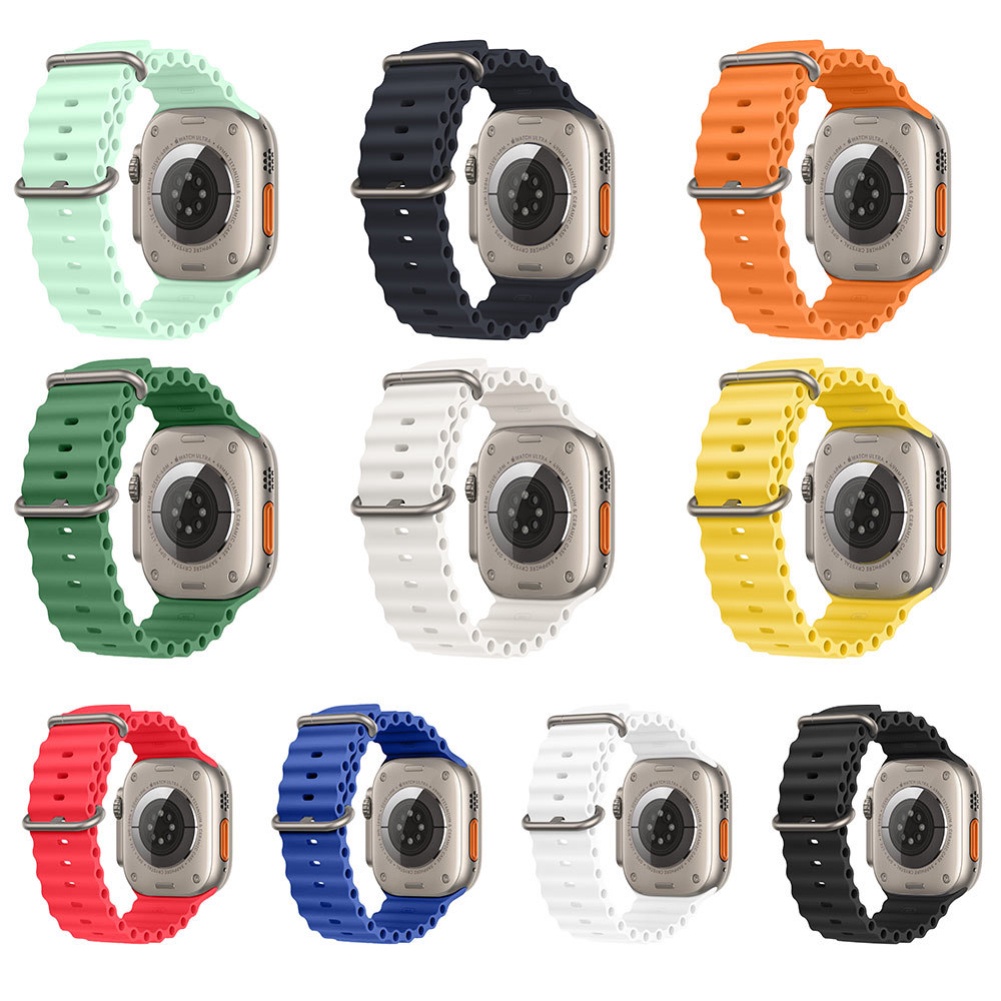 Ocean Dây Đeo Cho Apple Watch Band Series 8 Ultra 49Mm 45Mm Đồng Hồ Thông Minh 44Mm 42Mm Iwatch Serie 7 6 Se 5 Phụ Kiện