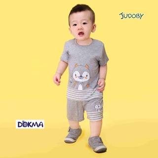 [Mã BMLT30 giảm đến 30K đơn 299K] JB475 Bộ quần áo cổ tròn cộc tay của công ty TNHH dệt may Dokma (9-36M)