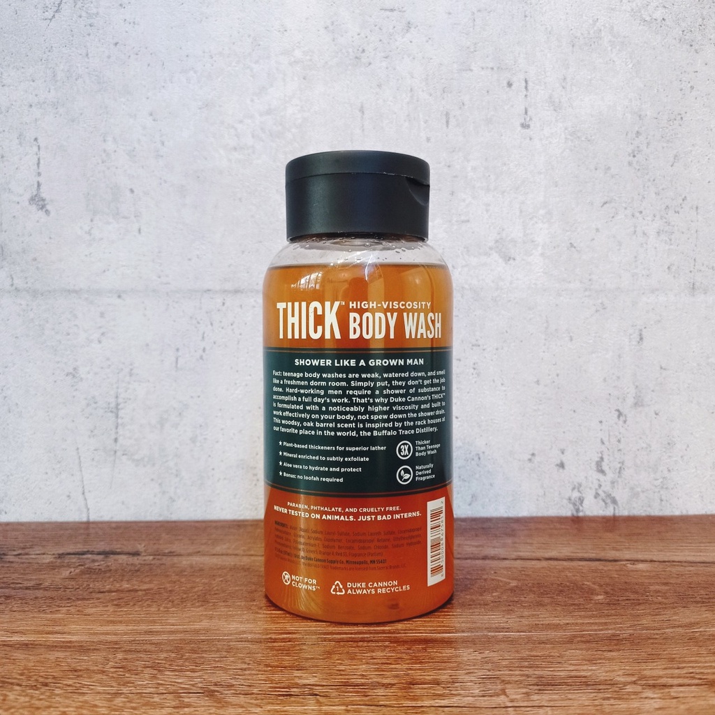 Bộ Sữa Tắm Lưu Hương Tuyệt Đối DUKE CANNON THICK BODY WASH 500ml chính hãng USA