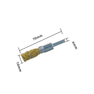Chổi đánh rỉ lắp máy khoan nhiều kích thước chuôi 6mm