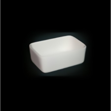 Khay đựng đường gói bằng sứ tráng men BST Snow White trắng thuần khiết - DST VietNam