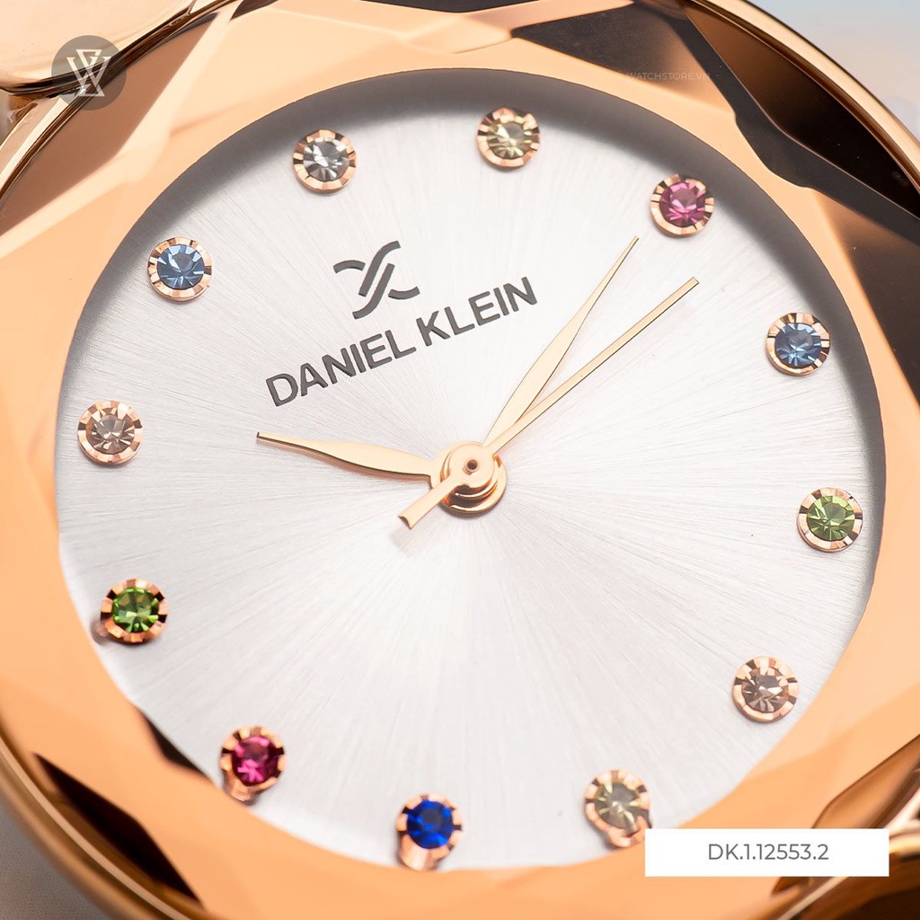 Đồng Hồ Quartz Nữ Daniel Klein WATCHSTORE DK.1.12553.2 Mặt Kính Khoáng 32mm, Dây Da Và Vỏ Thép Không Gỉ