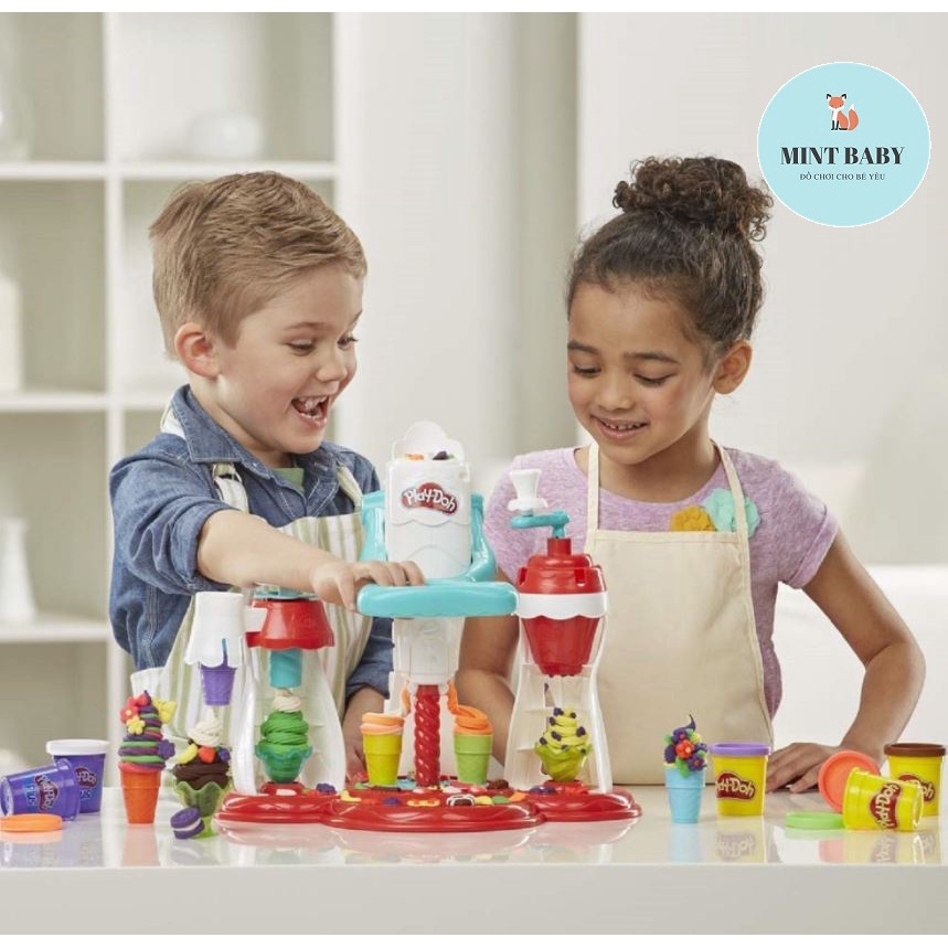 Bộ đồ chơi Hasbro đất nặn máy làm kem thần kỳ Play Doh E1935