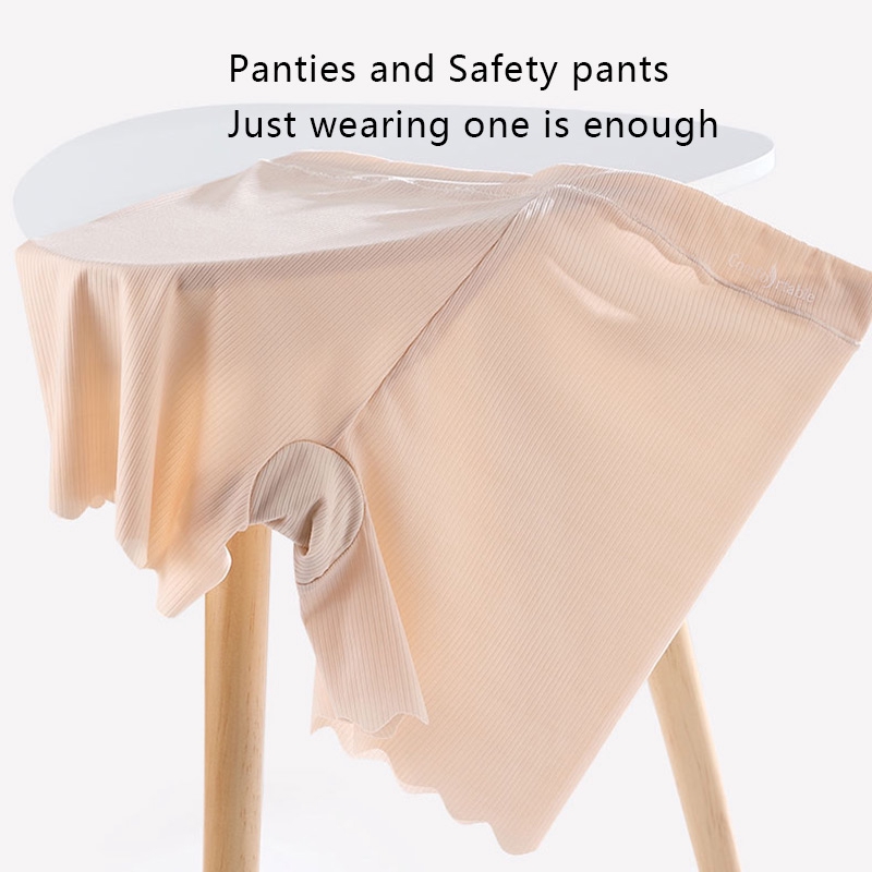 Quần bảo hộ siêu mỏng không đường may bằng lụa thoáng khí cho nữ XL-3XL | BigBuy360 - bigbuy360.vn