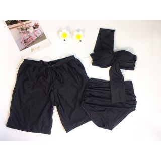 Đồ bơi cặp cạp cao