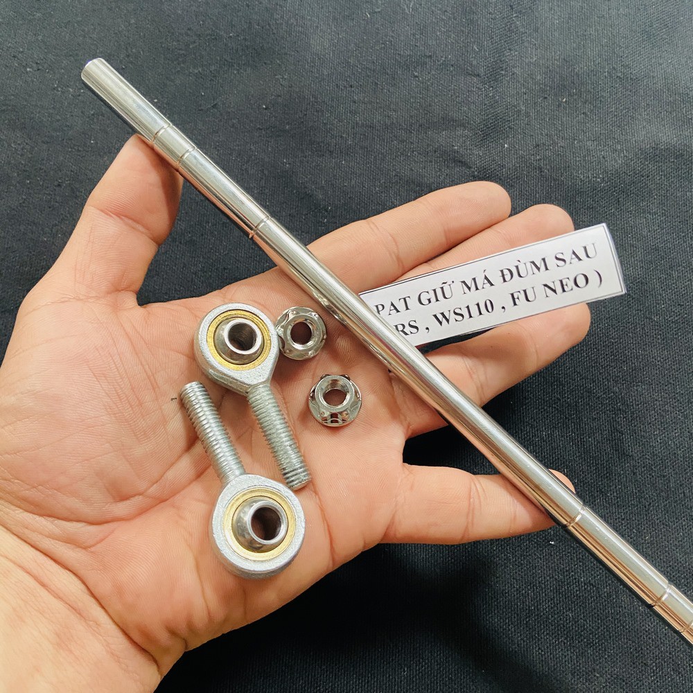 Đũa giữ má đùm sau xe máy, đũa bắt má thắng đùm sau xe WAVE RS, WAVE S 110, FUTURE NEO chất liệu INOX 304