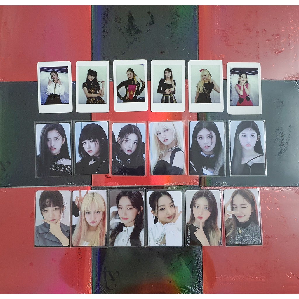 Ảnh photocard album IVE Eleven lucky draw withdram Wonyoung Yujin Liz Leeseo Gaeul Rei Love Dive