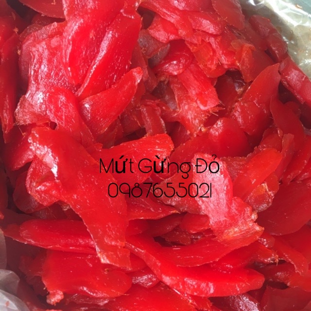 Mứt Gừng Đỏ (500gr)