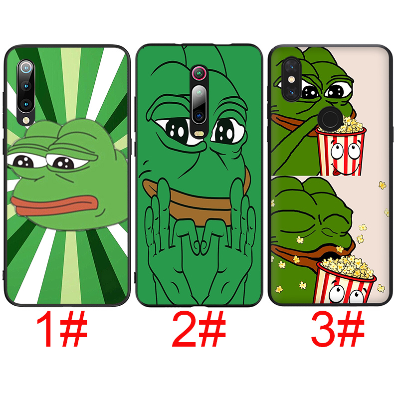 B75 Cute Frog Meme Animal funny Redmi K20 K30 S2 Go 9C 9A 9 8A 8 7A 7 6A 6 Pro Soft Phone Case