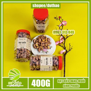 Hạt điều rang muối vỏ lụa Bình Phước 400