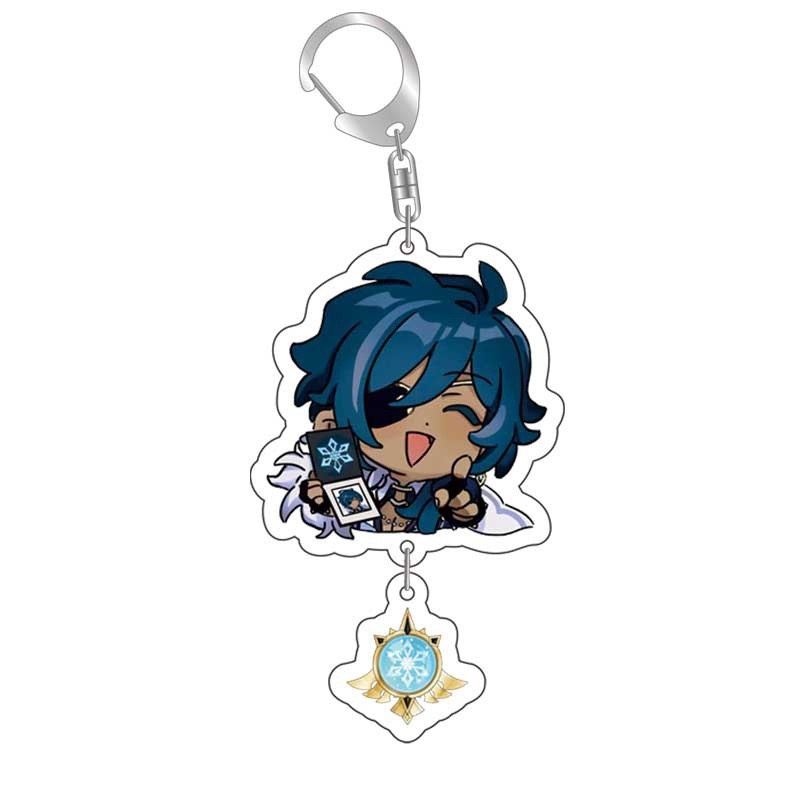( Mica trong acrylic ) Móc khóa GENSHIN IMPACT ver PHÁN XÉT TREO THẢ anime chibi xinh xắn dễ thương