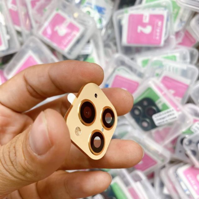 Miếng dán độn camera giả iphone 11 pro max cho iphone X/ XS/ Xs Max siêu giống 100% tinh tế