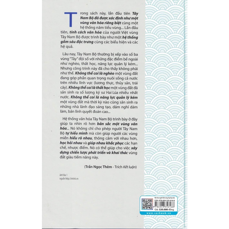 Sách - Văn Hóa Người Việt Vùng Tây Nam Bộ (Tái Bản Lần 3, Có Sửa Chữa) (Bìa Cứng)