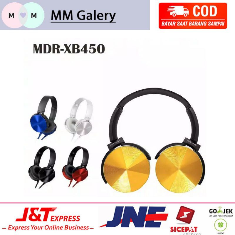 Tai Nghe Có Dây Mdr Xb 450 / Xb450 / Xb-450