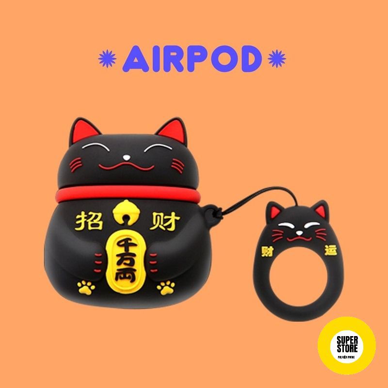 Vỏ Ốp Airpod Đựng Tai Nghe Airpods 1 2 Pro Hình Thú Nhiều Mẫu Dễ Thương Chất Liệu Silicon Chống Va Đập