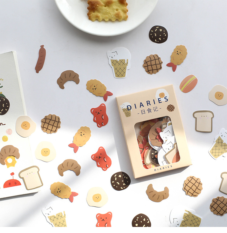 Set 100 Miếng Dán Trang Trí Nhật Ký Dễ Thương