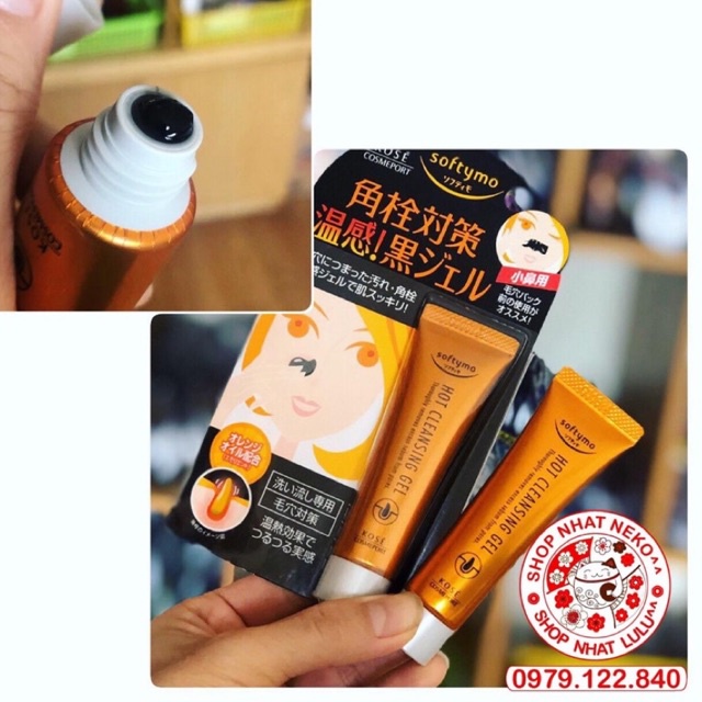 Gel nóng lột mụn đầu đen Softymo Super Cleansing KOSE – Nhật Bản