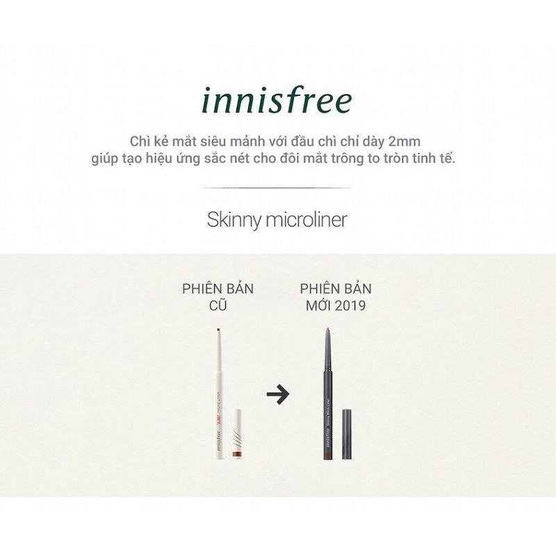 Kẻ Mắt Siêu Mảnh Chống Thấm Nước INNISFREE Skinny Micro Liner #4