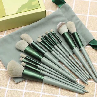 Bộ 13 cây cọ FIX+ trang điểm chuyên dụng kèm túi vải