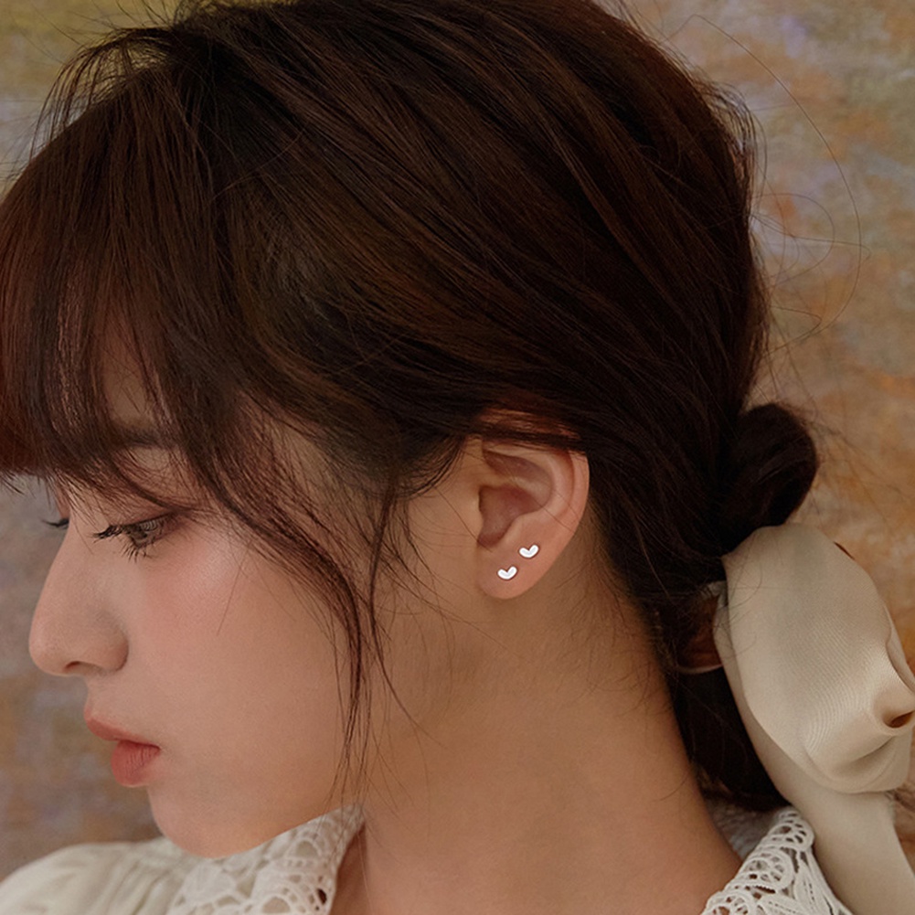 Bông Tai Hình Trái Tim Dễ Thương Thời Trang