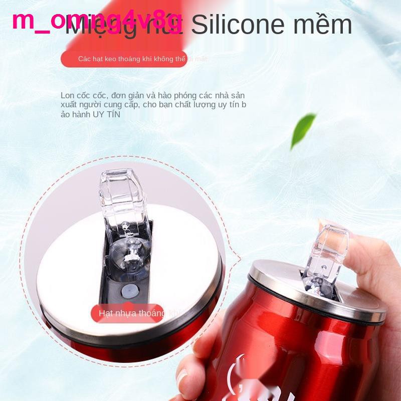 Nhà máy bán trực tiếp lon cola chân không bằng thép gỉ cách nhiệt cốc thời trang sinh viên có thể tùy chỉnh