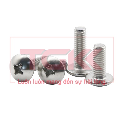 Bulong chỏm cầu to inox 201 M5