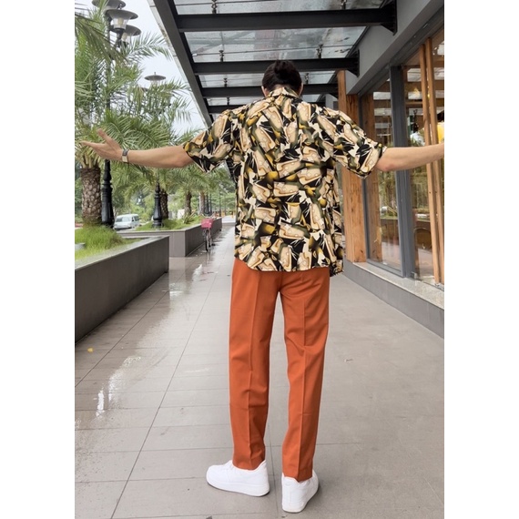 Quần âu ống côn FLO MENSWEAR V5 cao cấp chất kate mịn thoáng mát