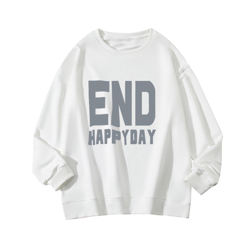 NRVP Áo Thun Nữ Dài Tay Dáng Rộng In Hình Phong Cách Hàn Quốc Mới