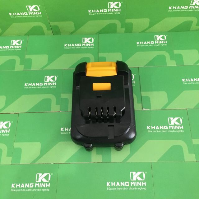 Vỏ mạch pin Dewalt 10.8V 3s- 1p, Li-ion trượt 1 hàng - 3 cell, mạch nhận sạc zin
