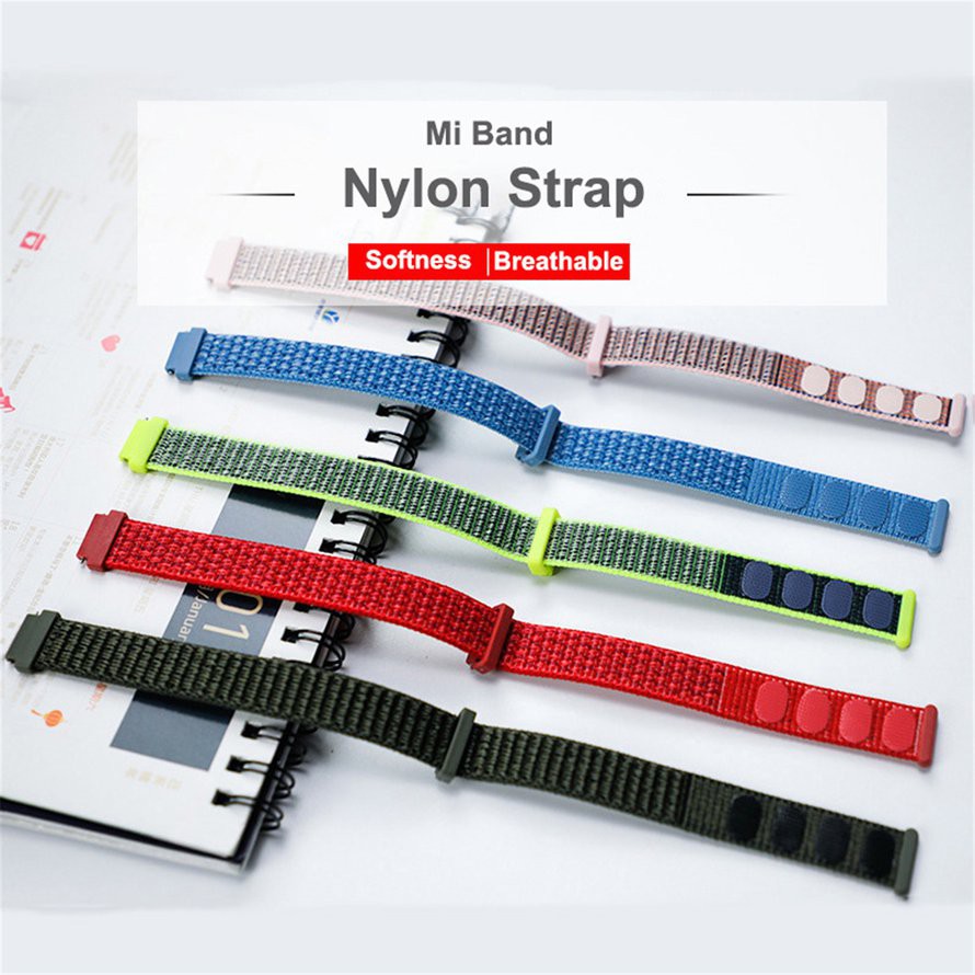 Dây Đeo Nylon Thay Thế Cho Đồng Hồ Thông Minh Xiaomi Mi Band 4 Mi Band 3 Mi Band 4