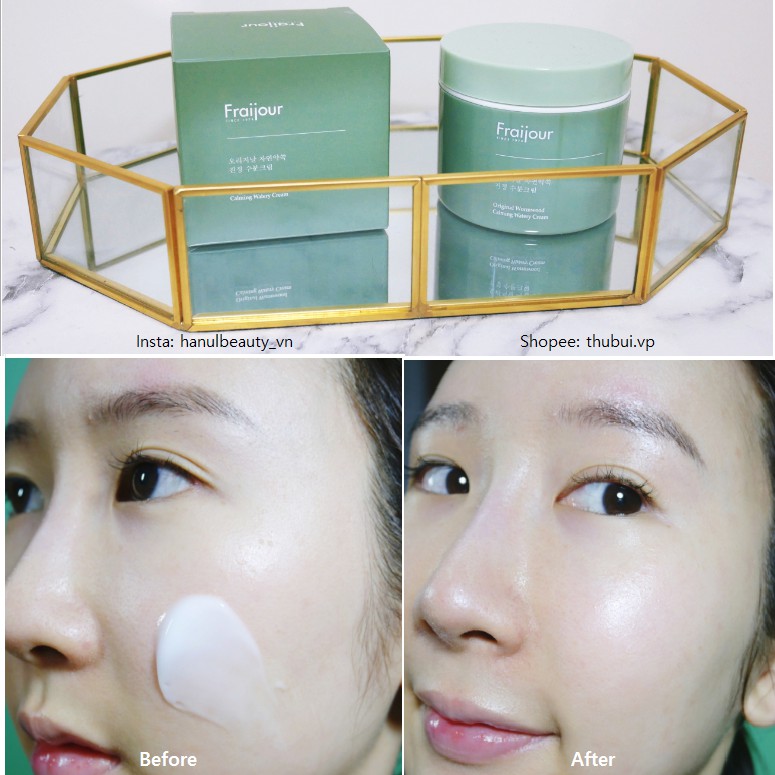 (Date 2024) Kem Dưỡng Ẩm FRAIJOUR Thảo Mộc Original Wormwood Calming Watery Cream