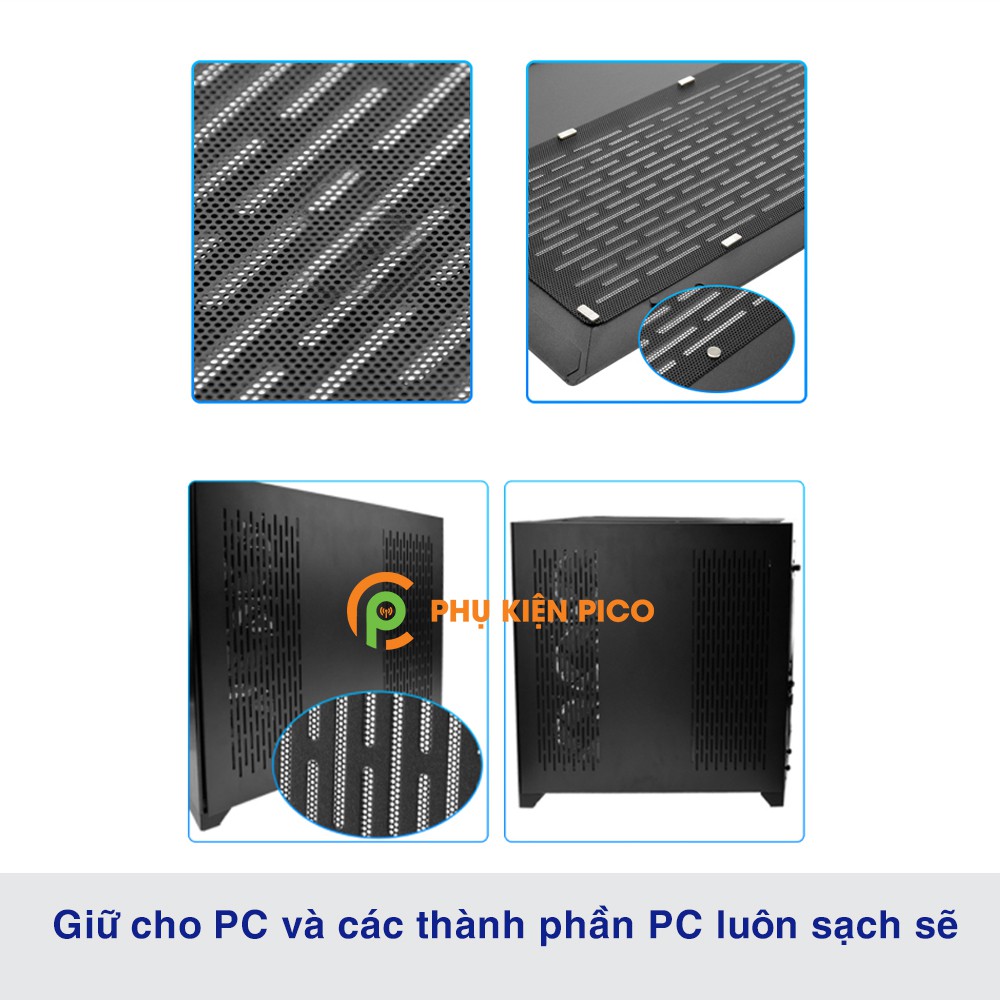 Tấm lưới chắn lọc bụi case máy tính quạt tản nhiệt nhiều kích thước - Tấm lưới chống bụi tự cắt