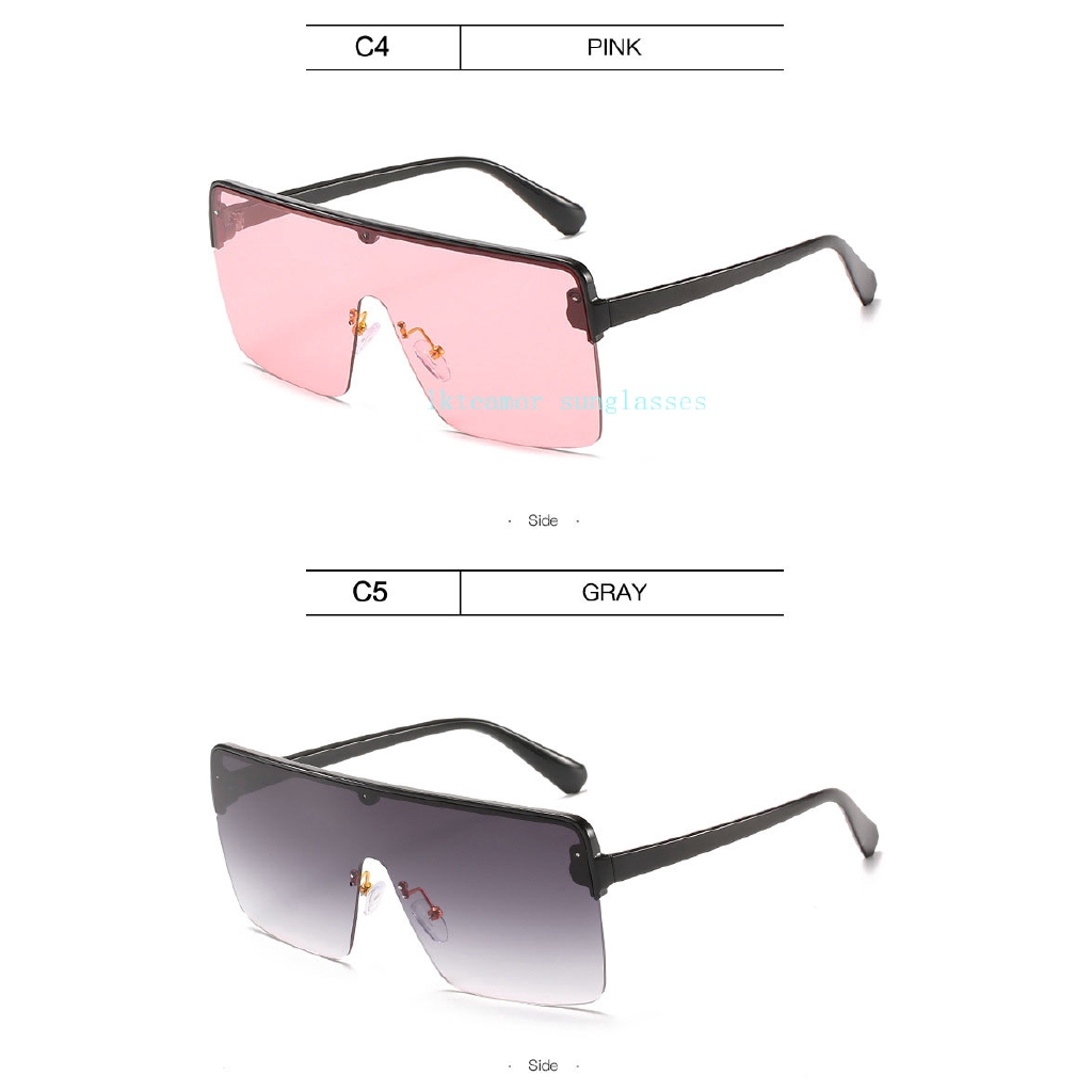 Kính Râm Oversize Gọng Vuông Thời Trang 2020