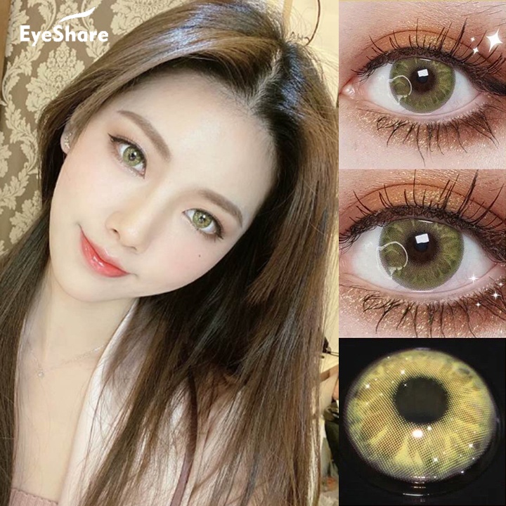 EYESHARE 1 Cặp = 2 CÁI GEM Galaxy Kính áp tròng màu tự nhiên cho mắt Beauty Elves Mirage Màu mắt kính Mỹ phẩm Kính áp tròng màu tự nhiên hàng năm cho mắt