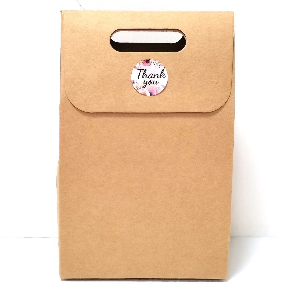 Cuộn 500 Tem Sticker Tự Dính - Tem Cảm Ơn Siêu Dễ Thương