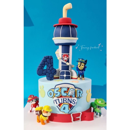 Kẹo mềm tạo hình Fancy fondant màu xanh blue 100g