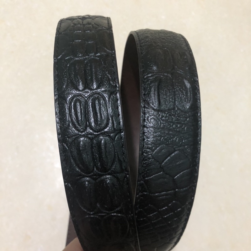 Dây nịt nam da bò không mặt khóa thắt lưng nam không đầu khóa