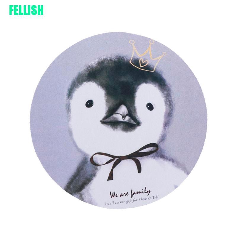 1 Miếng Lót Chuột Máy Tính Hình Tròn Bằng Cao Su Chống Trượt