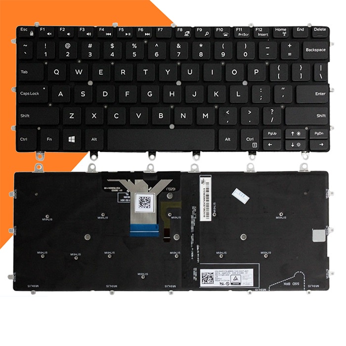 Bàn phím laptop Dell XPS 13 9365 13-9365 có đèn