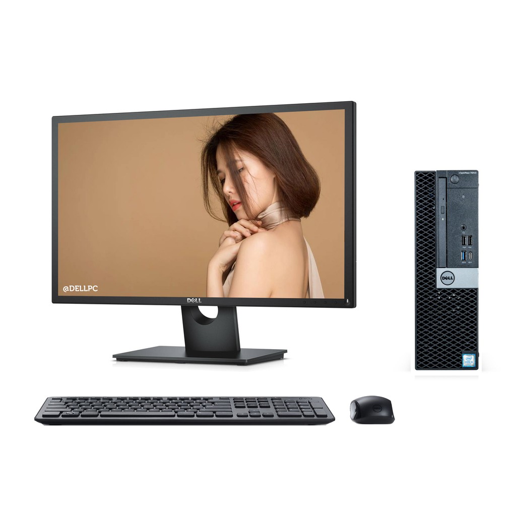 Bộ máy tính để bàn Dell OPTIPLEX 7050, E4S2M22 /Màn hình Dell 22 inch FullHD/Chuột phím Dell