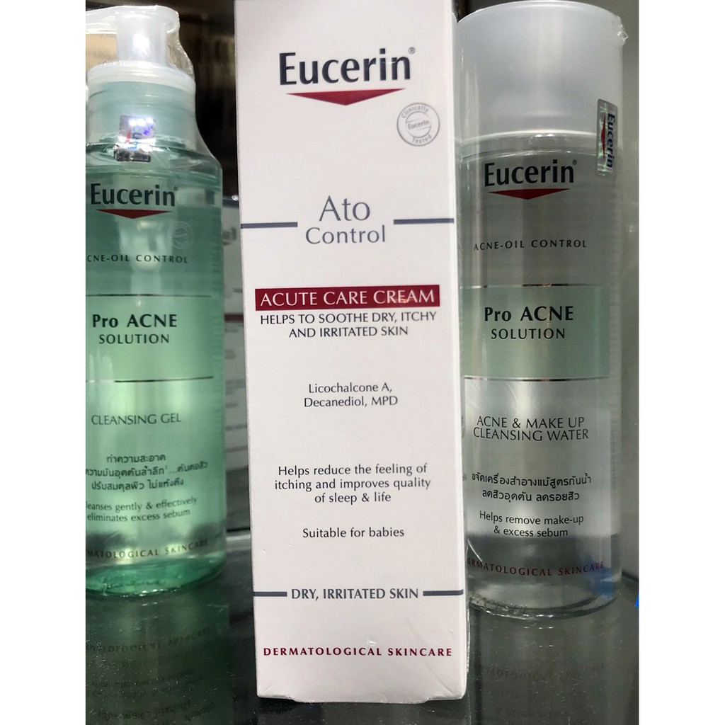 [CHÍNH HÃNG CÓ TEM] EUCERIN Ato Control Acute Care Cream 40mL - Kem Hỗ Trợ Giảm Dị Ứng Giai Đoạn Bùng Phát.