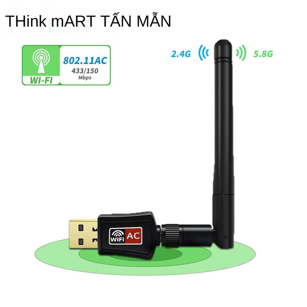 không có trình điều khiển Thẻ mạng không dây USB máy tính để bàn máy tính xách tay bên ngoài Bộ nhận tín hiệu mạng WIFI | BigBuy360 - bigbuy360.vn