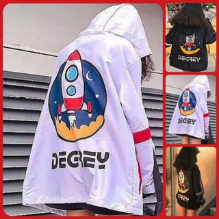 Áo Khoác Dù Degrey Icon Anime 2 Màu ( kèm ảnh thật )