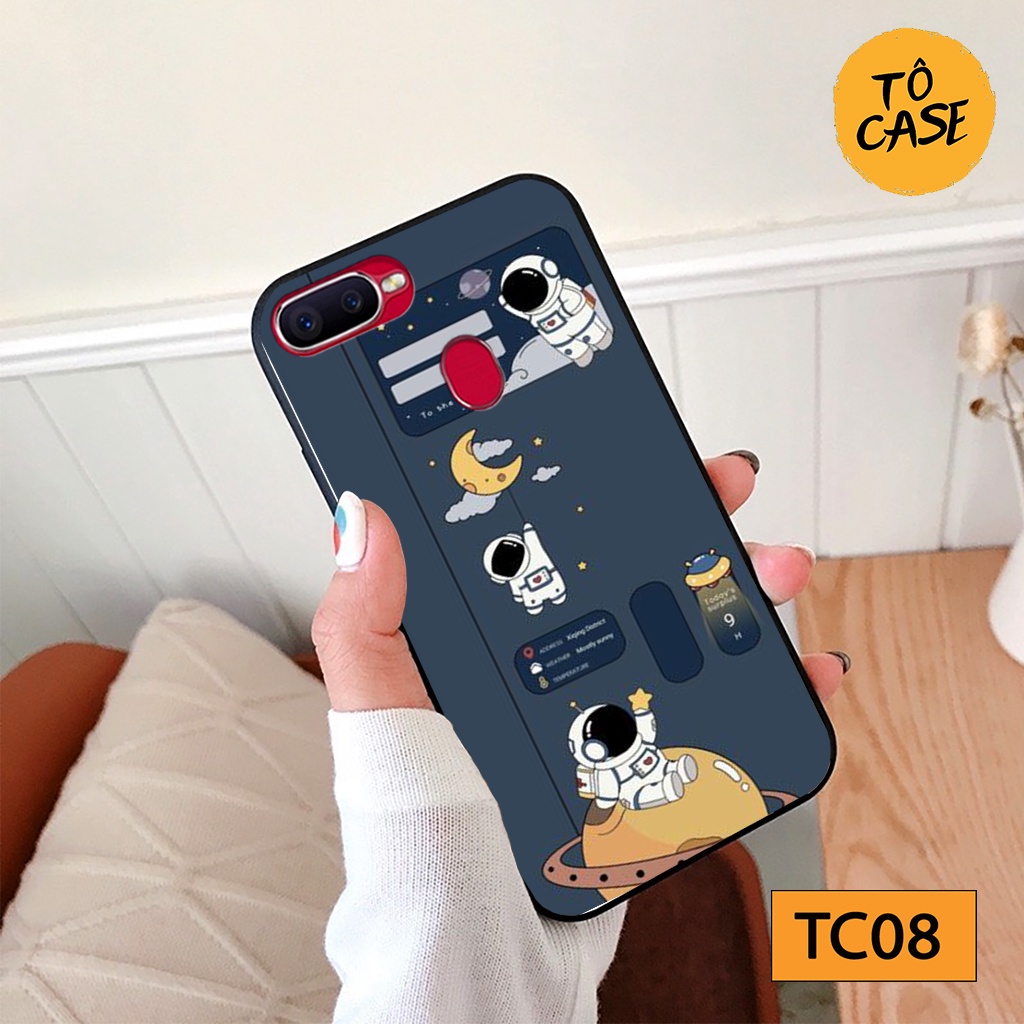 Ốp lưng Oppo A5S / Oppo A7 / Oppo A12 / Oppo F9 in hình vũ trụ ngân hà đáng yêu trẻ trung, chất liệu in uv cao cấp