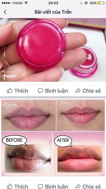 Dưỡng Môi Thâm Loang ULTRA LIP Kích Màu Sau Phun Untra Lip