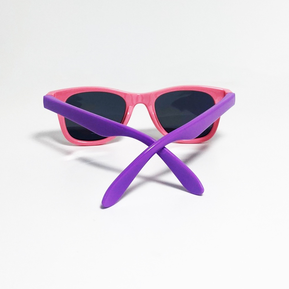 Kính mát trẻ em Jun Secret gọng nhựa dẻo chống gãy, tròng kính dáng vuông dễ thương dành cho bé trai và bé gái JS0023