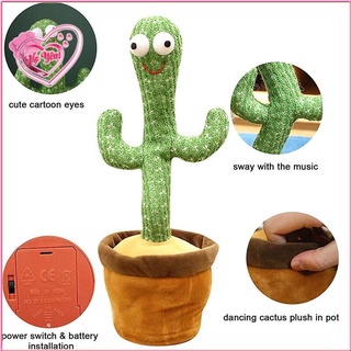 Đồ chơi giáo dục chậu cây xương rồng nhún nhảy múa hát 120 bài - đặt biệt thu âm nhạy giọng tiếng việt
